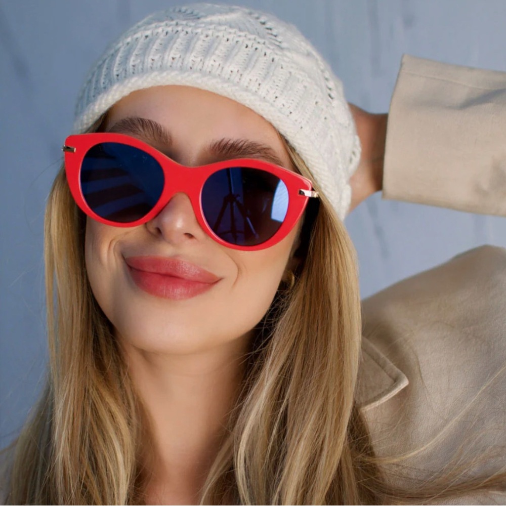 Luna Lovegood Diff Eyewear Harry Potter Sunglasses New with Case - Picture 2 of 7